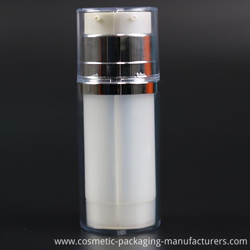 Double Tube Airless Bottle for Day and Night Cream (NAB38)